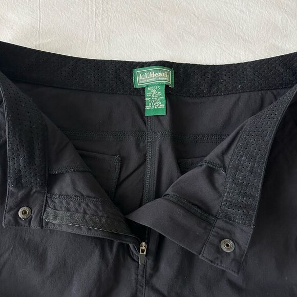 L.L. Bean Women's Water-Repellent Comfort Trail Pants, Mid-Rise Straight 12 R - Picture 3 of 7